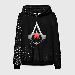 Толстовка-худи мужская Assassins creed russia, цвет: 3D-черный