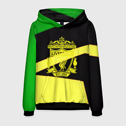 Толстовка-худи мужская Liverpool geometry sport, цвет: 3D-черный