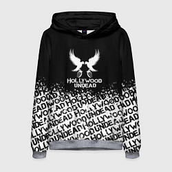 Толстовка-худи мужская Hollywood Undead band, цвет: 3D-меланж