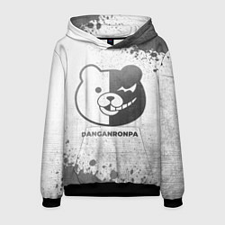 Толстовка-худи мужская Danganronpa - white gradient, цвет: 3D-черный