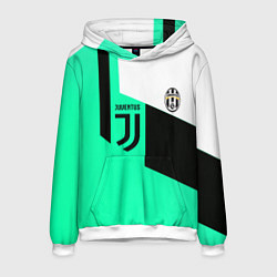 Толстовка-худи мужская Juventus geometry, цвет: 3D-белый