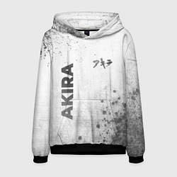 Толстовка-худи мужская Akira - white gradient вертикально, цвет: 3D-черный