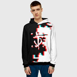 Толстовка-худи мужская Doom geometry, цвет: 3D-черный — фото 2