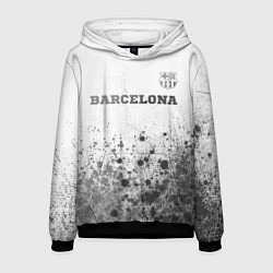 Толстовка-худи мужская Barcelona - white gradient посередине, цвет: 3D-черный