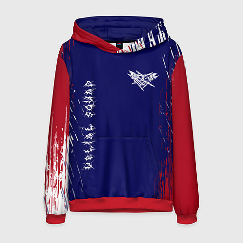 Мужская толстовка Velial squad - red abstract / 3D-Красный – фото 1