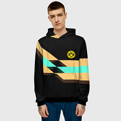 Толстовка-худи мужская Borussia sport line, цвет: 3D-черный — фото 2
