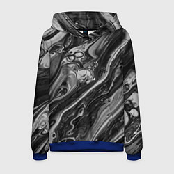 Толстовка-худи мужская Чернила, цвет: 3D-синий