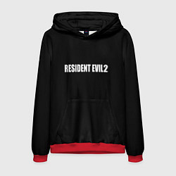 Толстовка-худи мужская Resident Evil 2 logo, цвет: 3D-красный