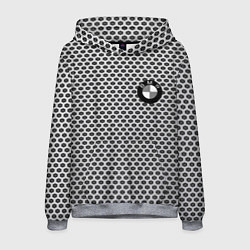 Толстовка-худи мужская BMW carbon steel auto, цвет: 3D-меланж