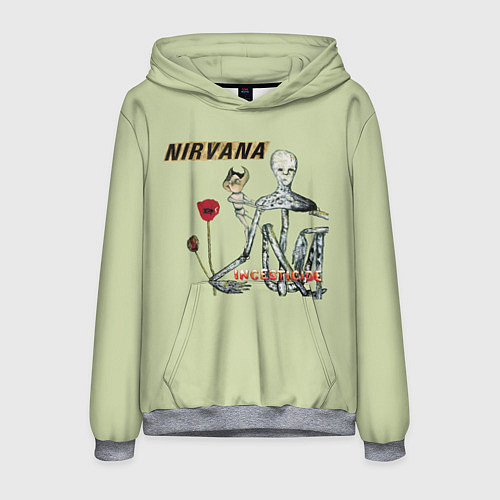 Мужская толстовка Nirvana incesticide / 3D-Меланж – фото 1