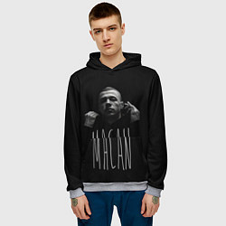Толстовка-худи мужская Rap - Macan, цвет: 3D-меланж — фото 2