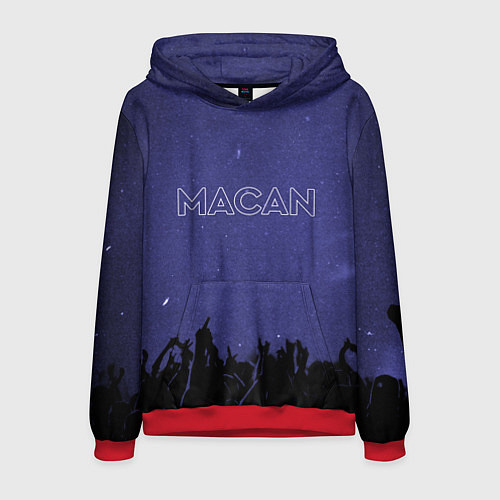 Мужская толстовка Макан - Андрей Кириллович / 3D-Красный – фото 1