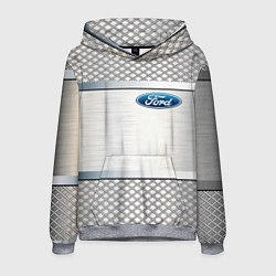 Толстовка-худи мужская FORD metal steel auto, цвет: 3D-меланж