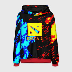 Толстовка-худи мужская Dota 2 огненный стиль, цвет: 3D-красный