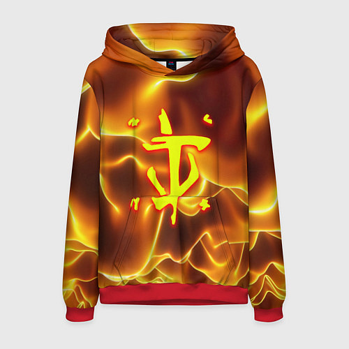 Мужская толстовка Doom грозовой стиль марса / 3D-Красный – фото 1