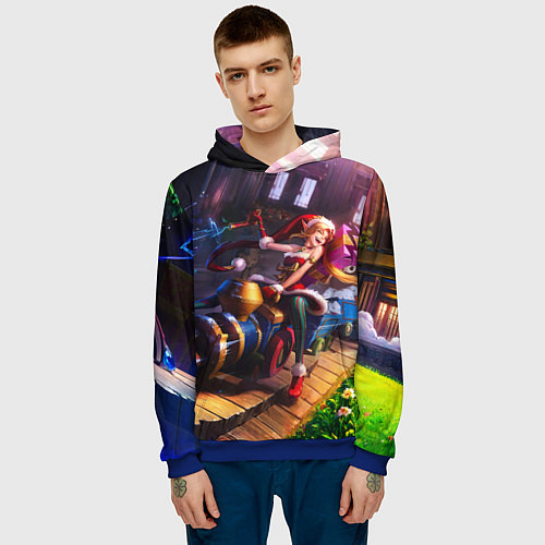 Мужская толстовка Elf Jinx / 3D-Синий – фото 3