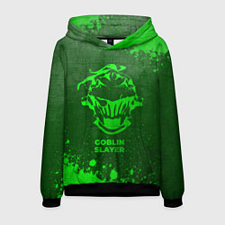 Толстовка-худи мужская Goblin Slayer - green gradient, цвет: 3D-черный