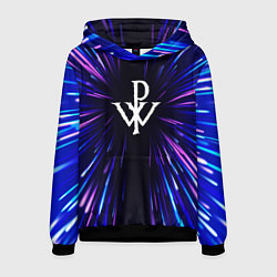 Толстовка-худи мужская Powerwolf neon energy, цвет: 3D-черный