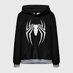 Толстовка-худи мужская Black SpiderMan, цвет: 3D-меланж