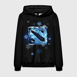 Толстовка-худи мужская Dota 2 - ice, цвет: 3D-черный