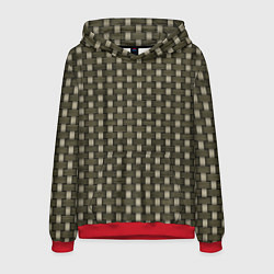 Толстовка-худи мужская Корзинка, цвет: 3D-красный