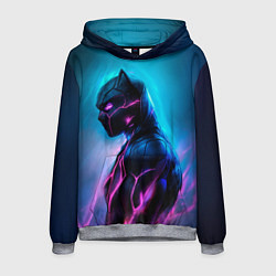 Толстовка-худи мужская Black Panther, цвет: 3D-меланж