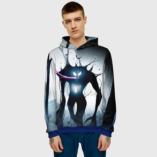 Мужская толстовка Venom in the forest / 3D-Синий – фото 3