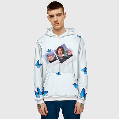Мужская толстовка Life is strange: double exposure / 3D-Белый – фото 3