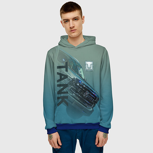 Мужская толстовка Tank 500 / 3D-Синий – фото 3