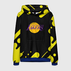 Толстовка-худи мужская Lakers club, цвет: 3D-синий