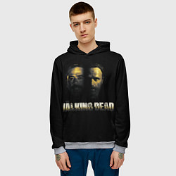 Толстовка-худи мужская Ходячие мервецы, цвет: 3D-меланж — фото 2