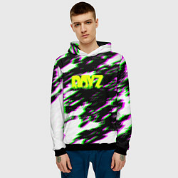 Толстовка-худи мужская Dayz кислотные краски, цвет: 3D-черный — фото 2