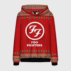 Толстовка-худи мужская Foo Fighters new year, цвет: 3D-черный