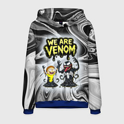 Толстовка-худи мужская We are Venom - Morty, цвет: 3D-синий
