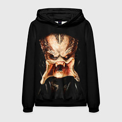 Толстовка-худи мужская Predator - хищник, цвет: 3D-черный