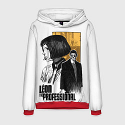 Толстовка-худи мужская Леон - Жан и Натали, цвет: 3D-красный