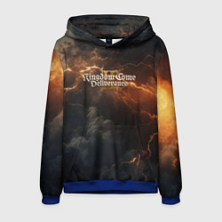 Толстовка-худи мужская Kingdom Come Deliverance 2 dark sky, цвет: 3D-синий