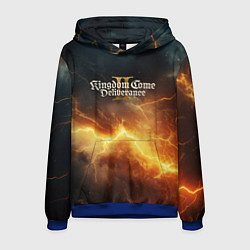 Толстовка-худи мужская Logo Kingdom Come Deliverance 2, цвет: 3D-синий