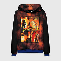 Толстовка-худи мужская Indiana Jones and the Great Circle, цвет: 3D-синий