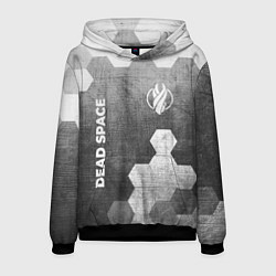 Толстовка-худи мужская Dead Space - grey gradient вертикально, цвет: 3D-черный