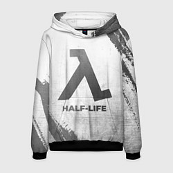 Толстовка-худи мужская Half-Life - white gradient, цвет: 3D-черный