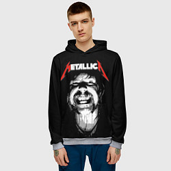 Толстовка-худи мужская Metallica - James Hetfield, цвет: 3D-меланж — фото 2