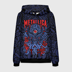 Толстовка-худи мужская Metallica: octopus, цвет: 3D-черный