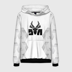 Толстовка-худи мужская Die Antwoord white poly, цвет: 3D-черный