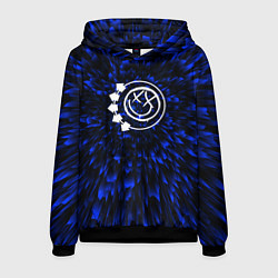 Толстовка-худи мужская Blink 182 blue energy, цвет: 3D-черный