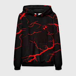 Толстовка-худи мужская BMW storm red color, цвет: 3D-черный