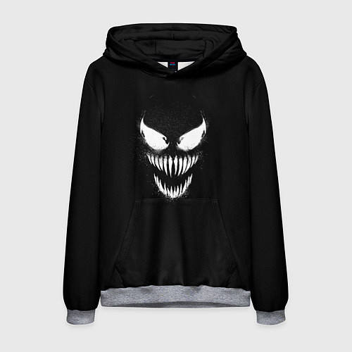 Мужская толстовка Веном во тьме / 3D-Меланж – фото 1
