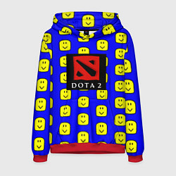 Толстовка-худи мужская Dota smile pattern, цвет: 3D-красный