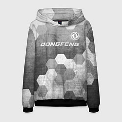 Толстовка-худи мужская Dongfeng - grey gradient посередине, цвет: 3D-черный