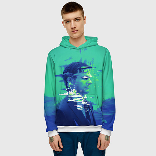 Мужская толстовка Марк Скаут - Разделение / 3D-Белый – фото 3